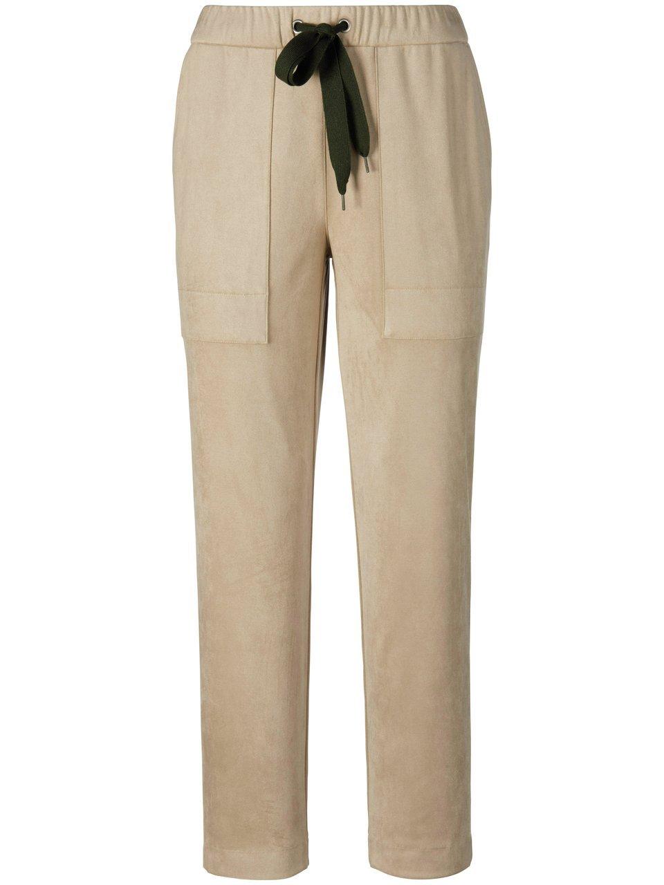 Enkellange comfortbroek pasvorm Cornelia Van Peter Hahn beige