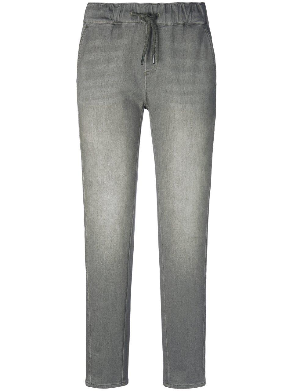 Enkellange jeans in jogg-pant-stijl pasvorm Sylvia Van Peter Hahn denim