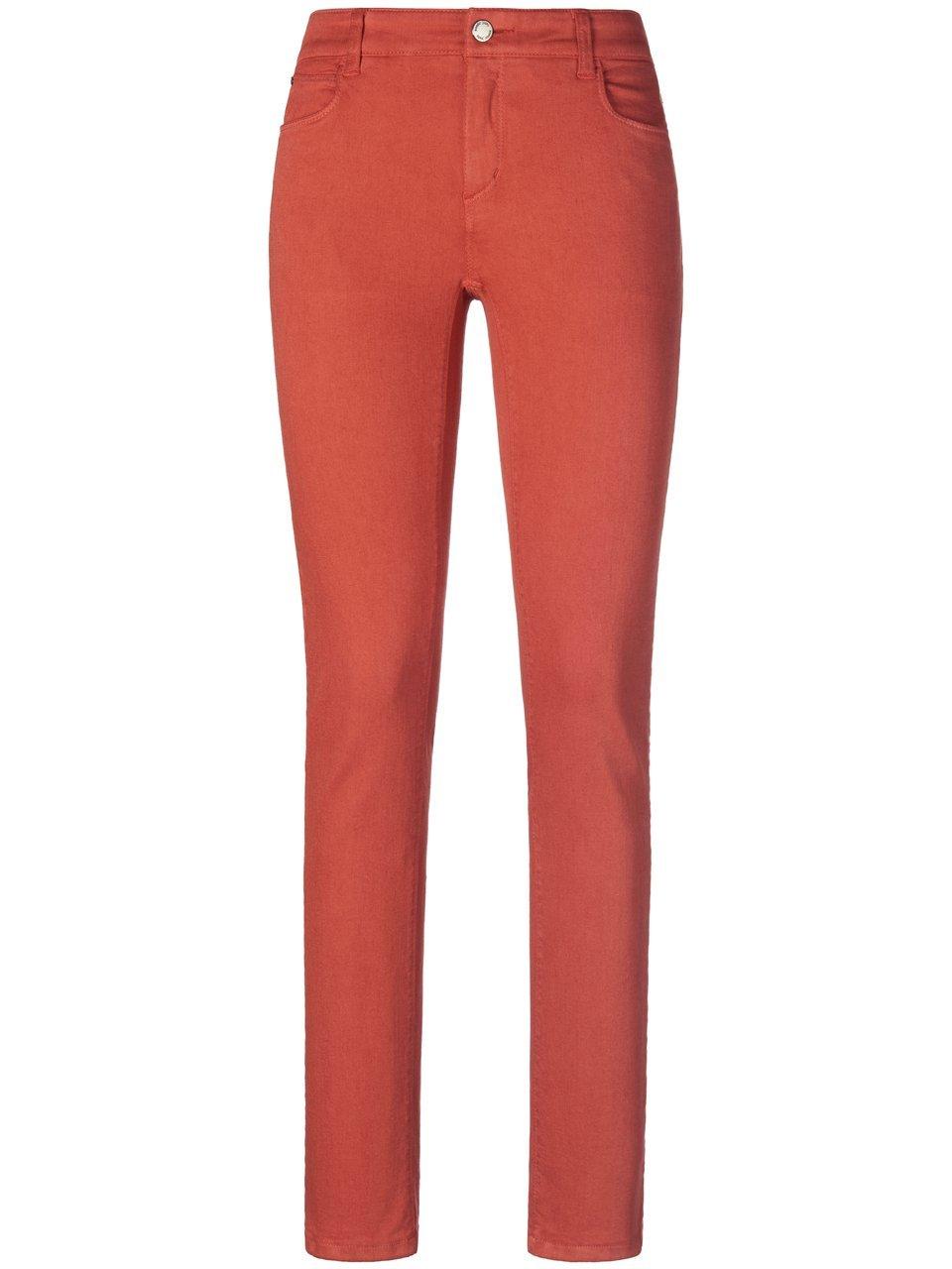 Wonderjeans in 5-pocketsmodel Van Wonderjeans oranje