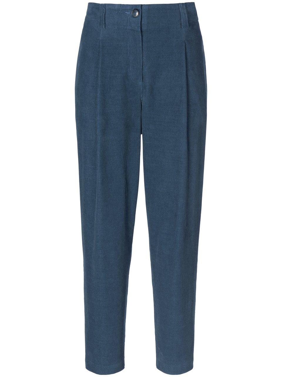 Thumbnail - Peter Hahn - 7/8-Feincord-Hose, blau, Gr. 21 - Baumwolle