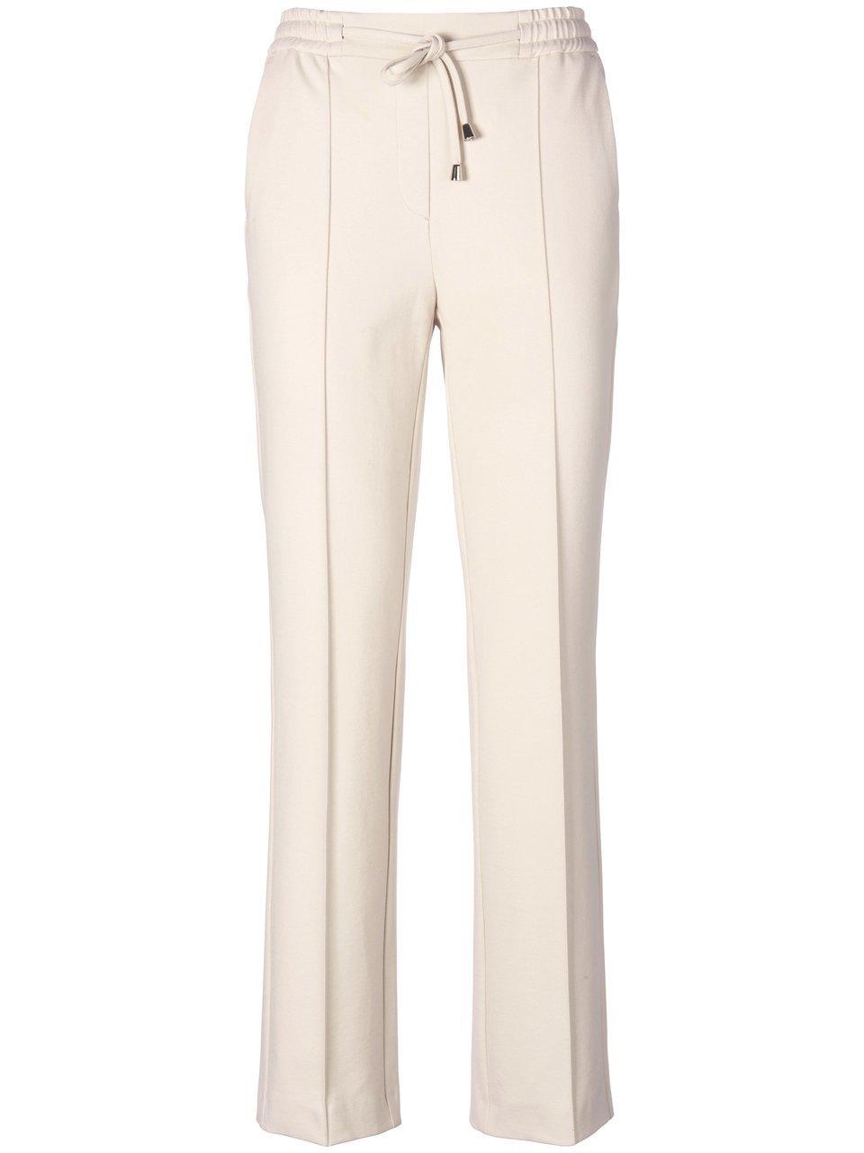 Jersey broek pasvorm Cornelia Van Peter Hahn beige