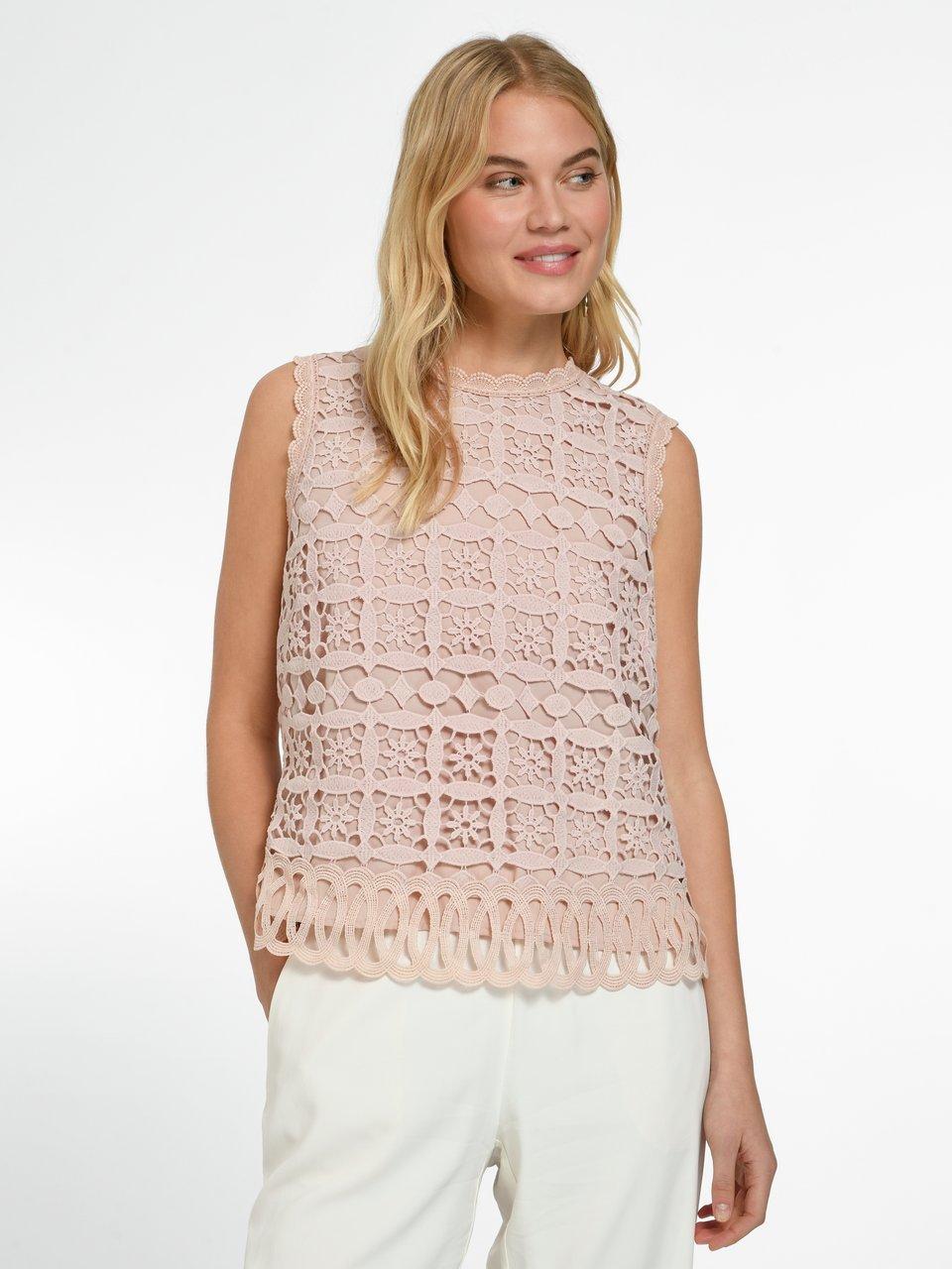 Roze best sale kanten top