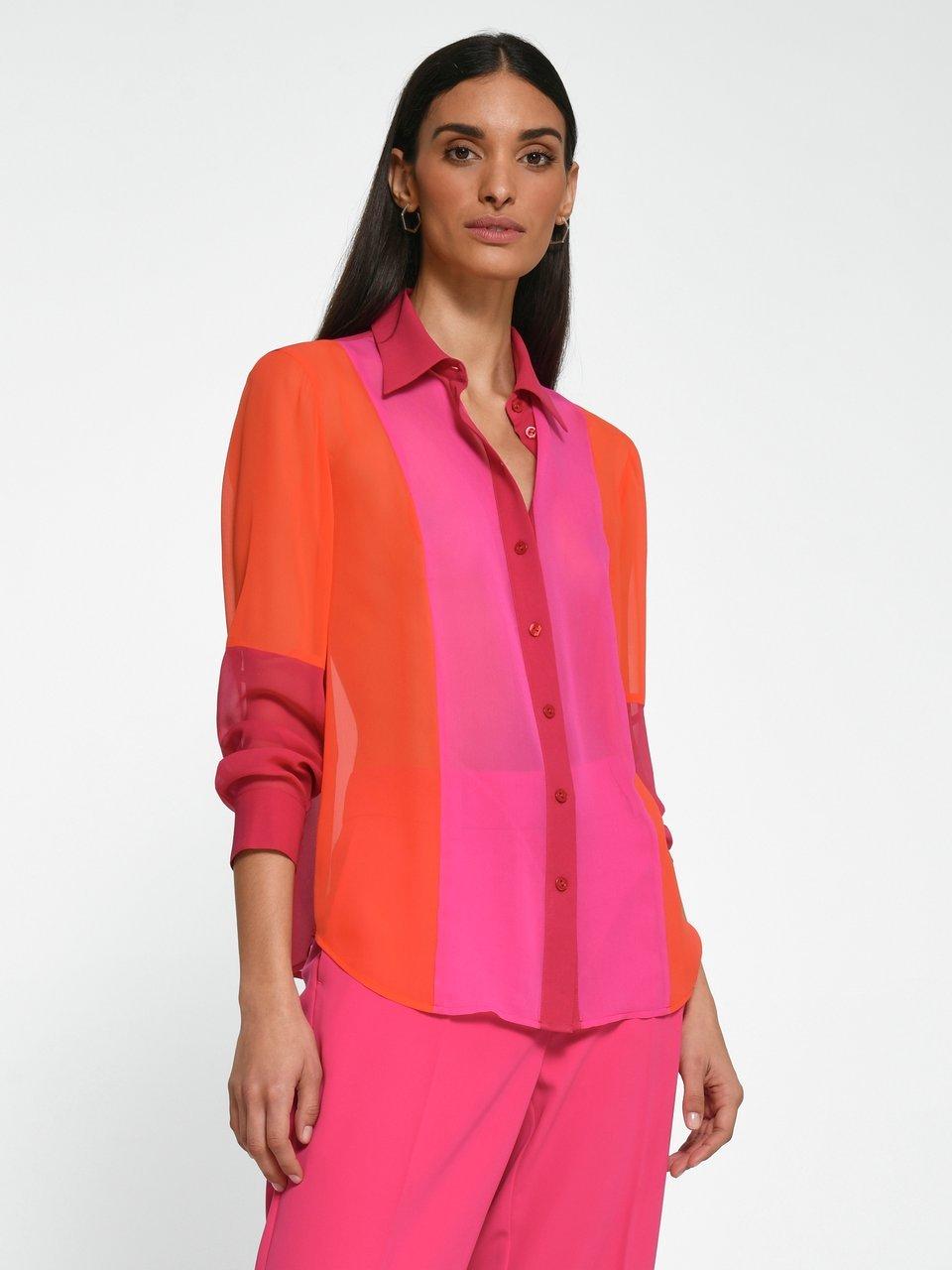 TALBOT RUNHOF X PETER HAHN - Blouse van 100% zijde