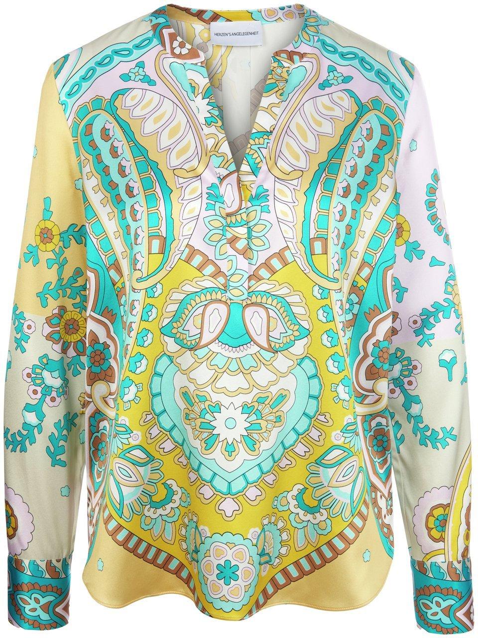 Blouse lange mouwen Van HERZEN´S ANGELEGENHEIT multicolour