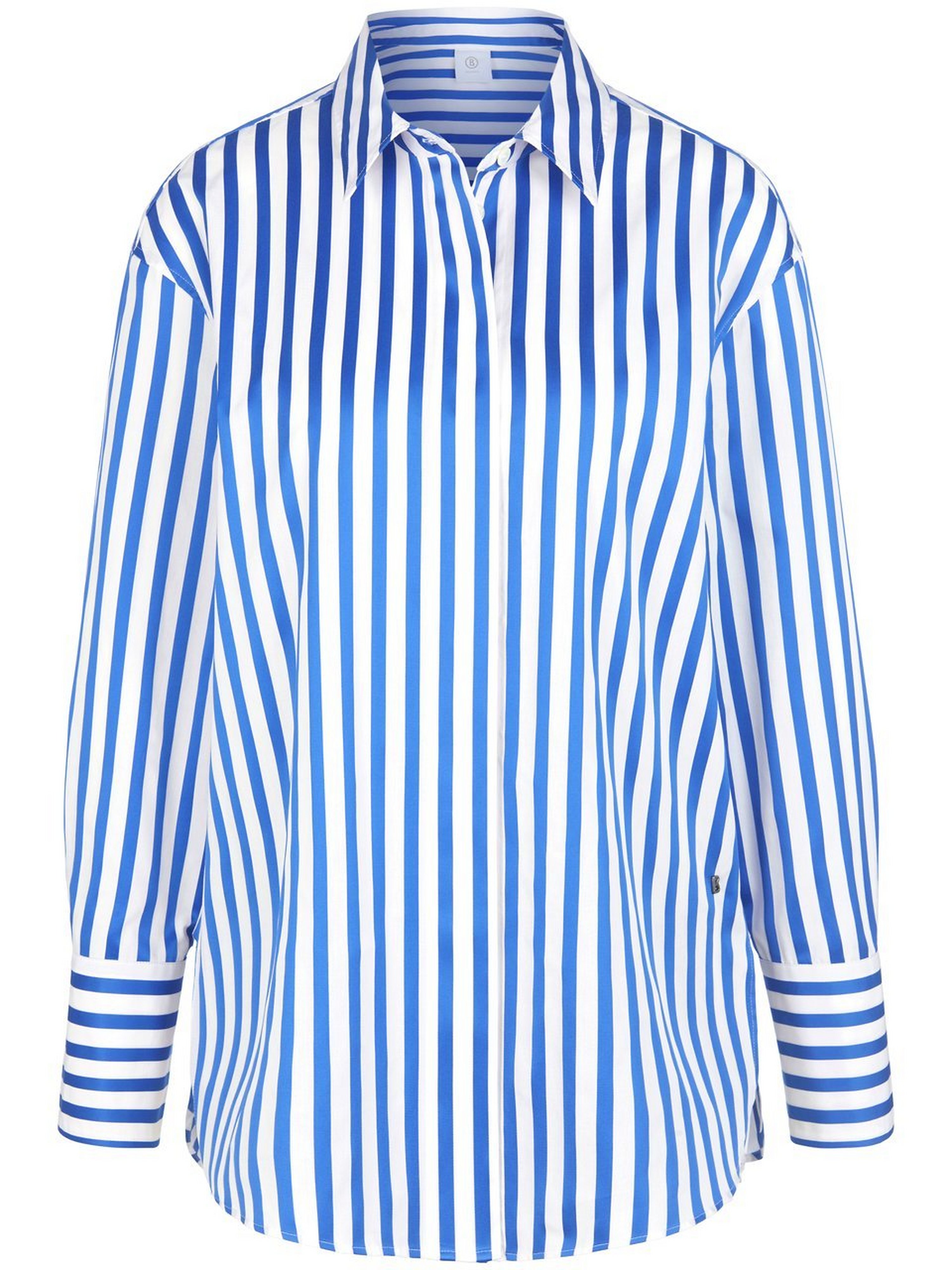 Bogner Lange blouse 100% katoen Van  blauw