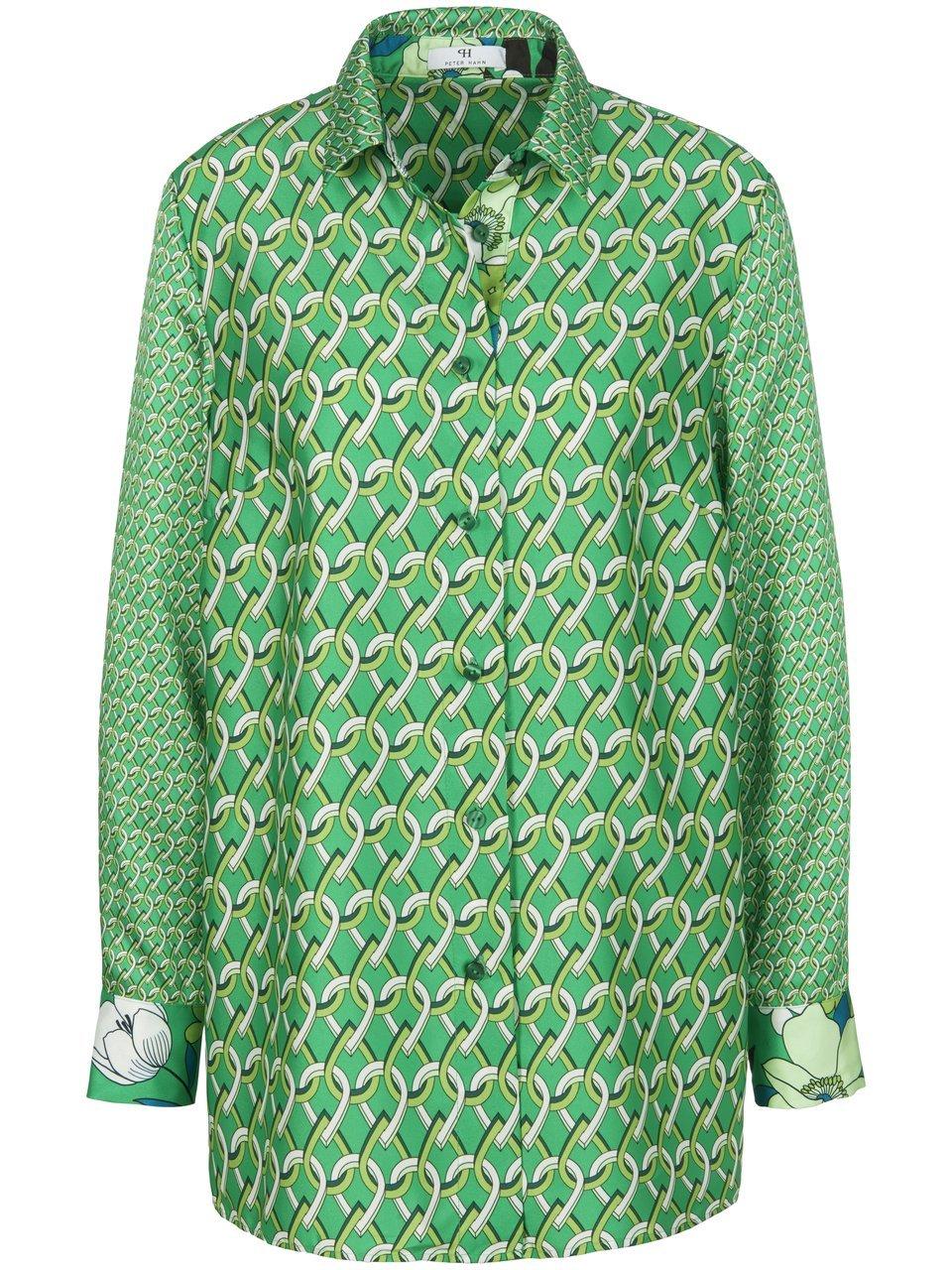 Blouse lange mouwen Van Peter Hahn groen