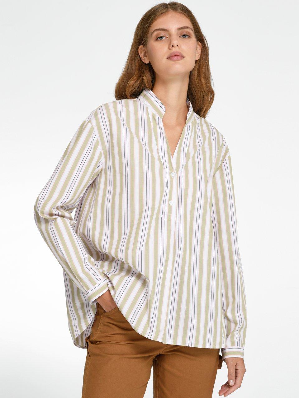 DAY.LIKE - Bluse mit offenem Stehkragen