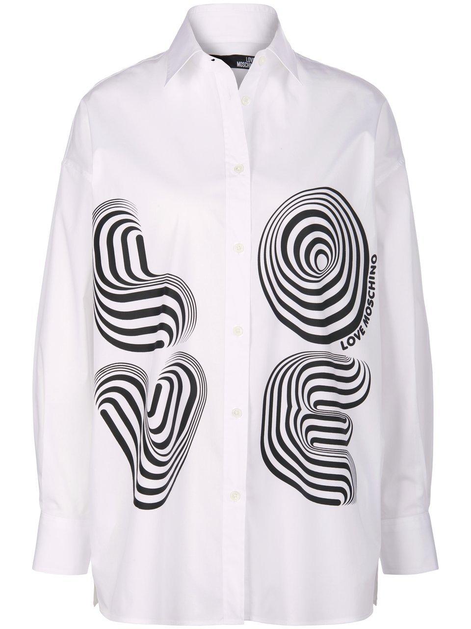 Blouse Van Love Moschino wit