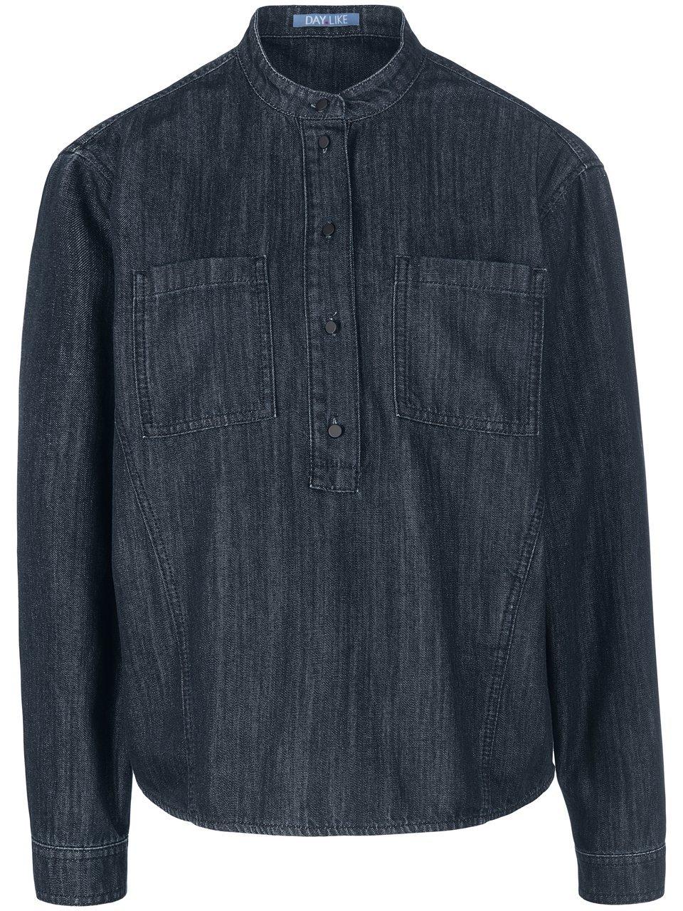 Jeansblouse 100% katoen Van DAY.LIKE denim