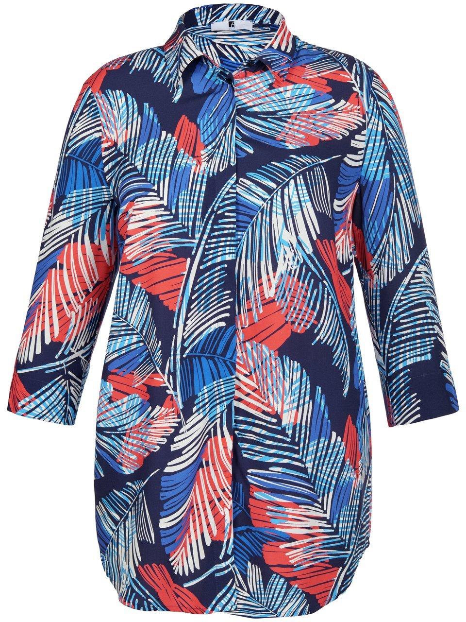 Blouse 3/4-mouwen Van Anna Aura blauw