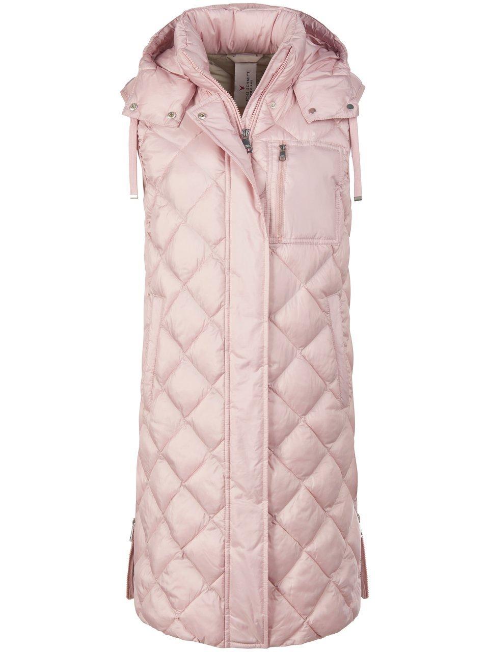 Lange bodywarmer capuchon Van Fuchs+Schmitt roze