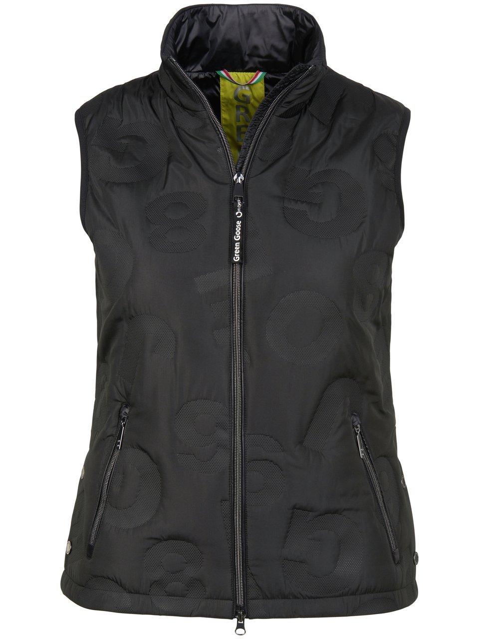 Bodywarmer deelbare ritssluiting Van Green Goose zwart