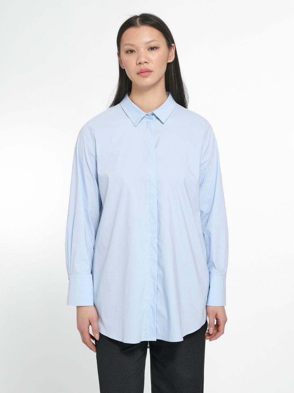 timmerman Beschuldiging Handboek frapp - Lange blouse met lange mouwen - lichtblauw