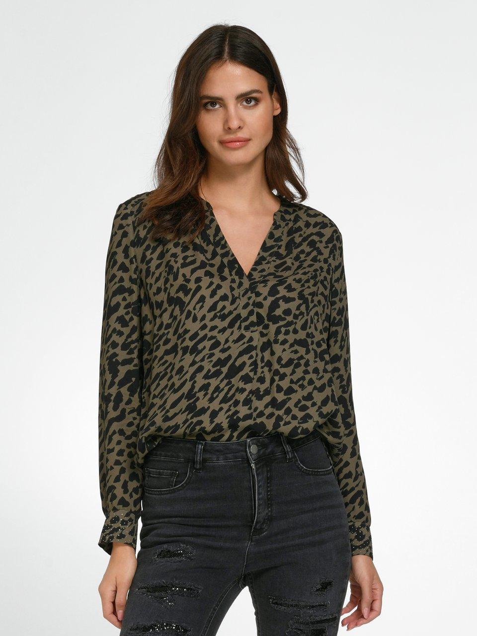 Andjel - Blouse met V-hals en lange mouwen