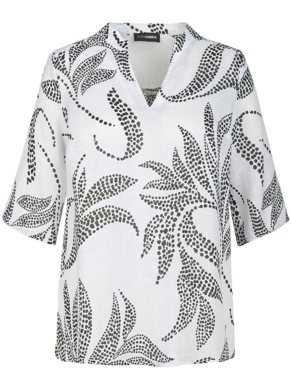Blouse 100% linnen Van Doris Streich wit