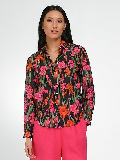 GANT - Skjorte med farverigt blomstermønster