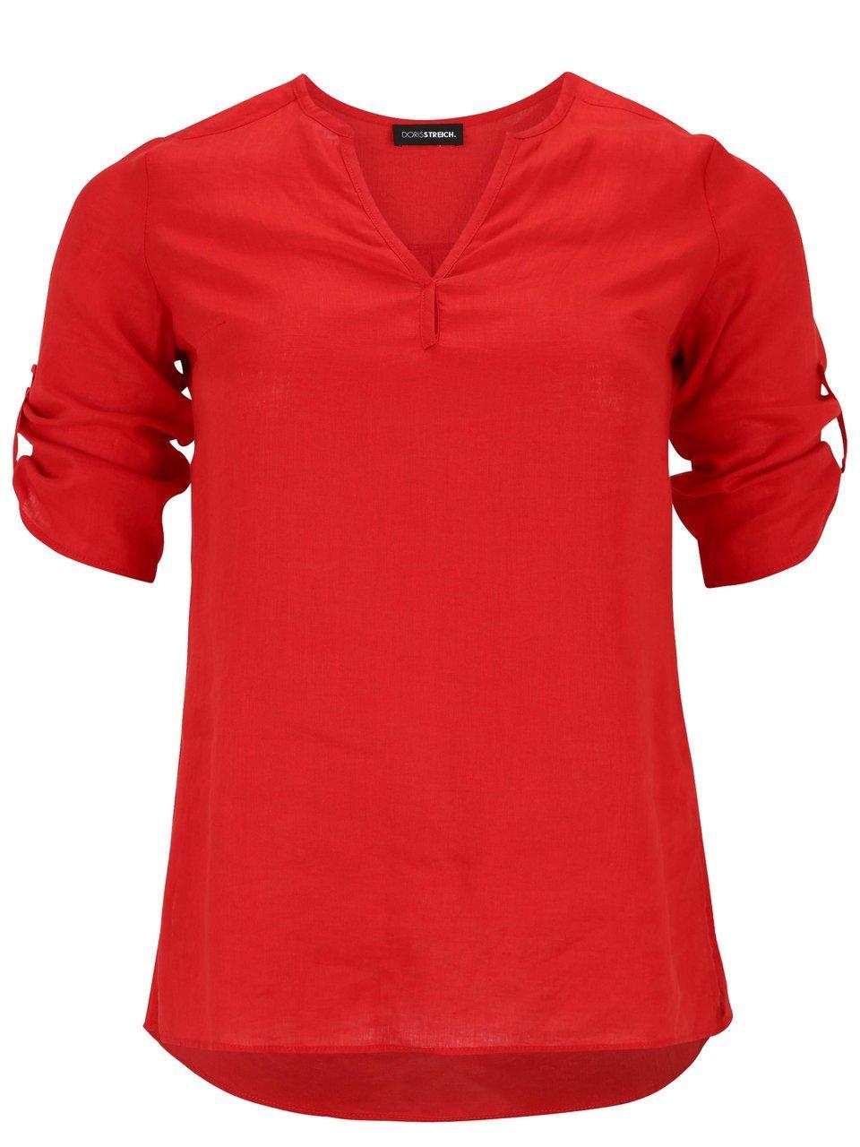 Blouse Van Doris Streich rood