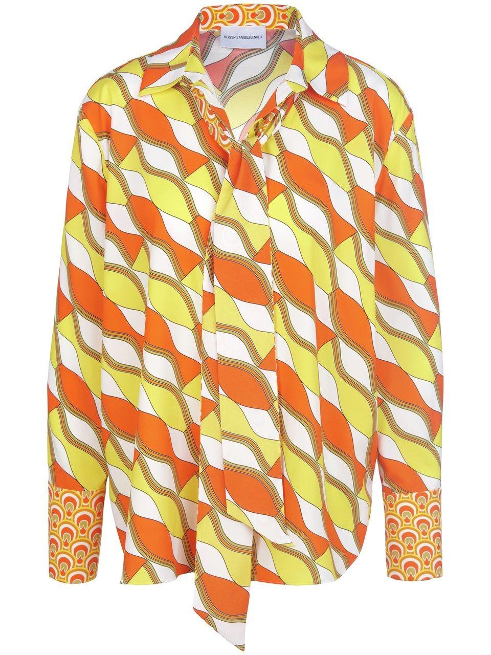 Blouse lange mouwen Van HERZEN´S ANGELEGENHEIT multicolour