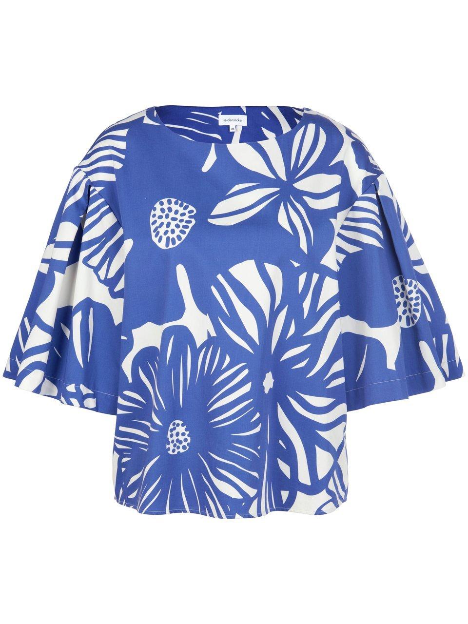 Blouse 100% katoen Van Seidensticker blauw