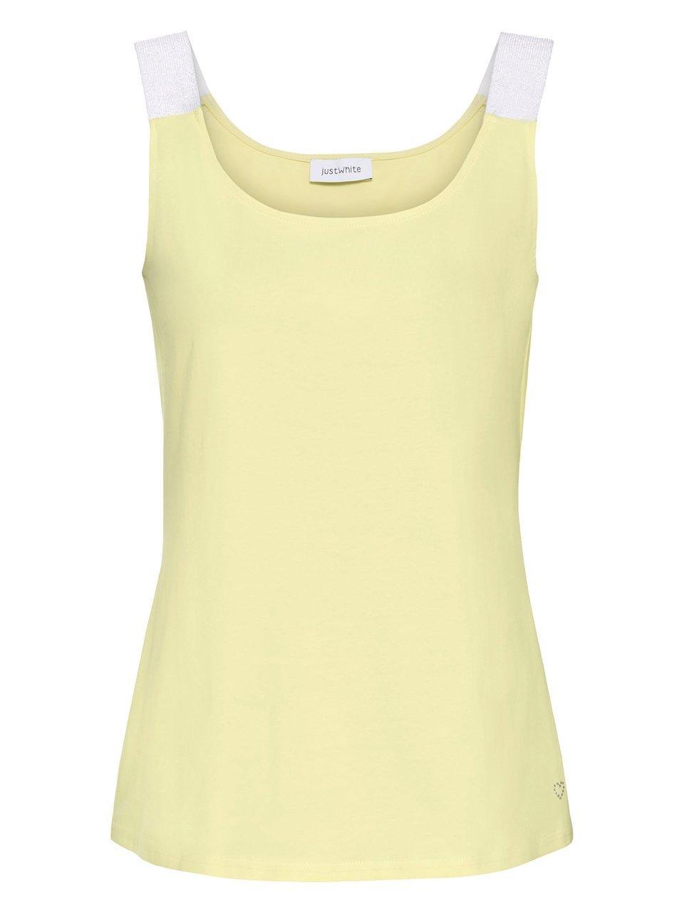 Top Van Just White geel