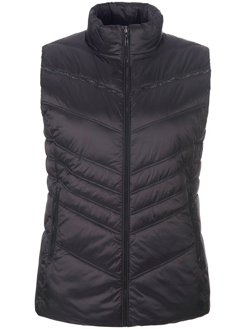 Bodywarmer opstaande kraag Van Anna Aura zwart