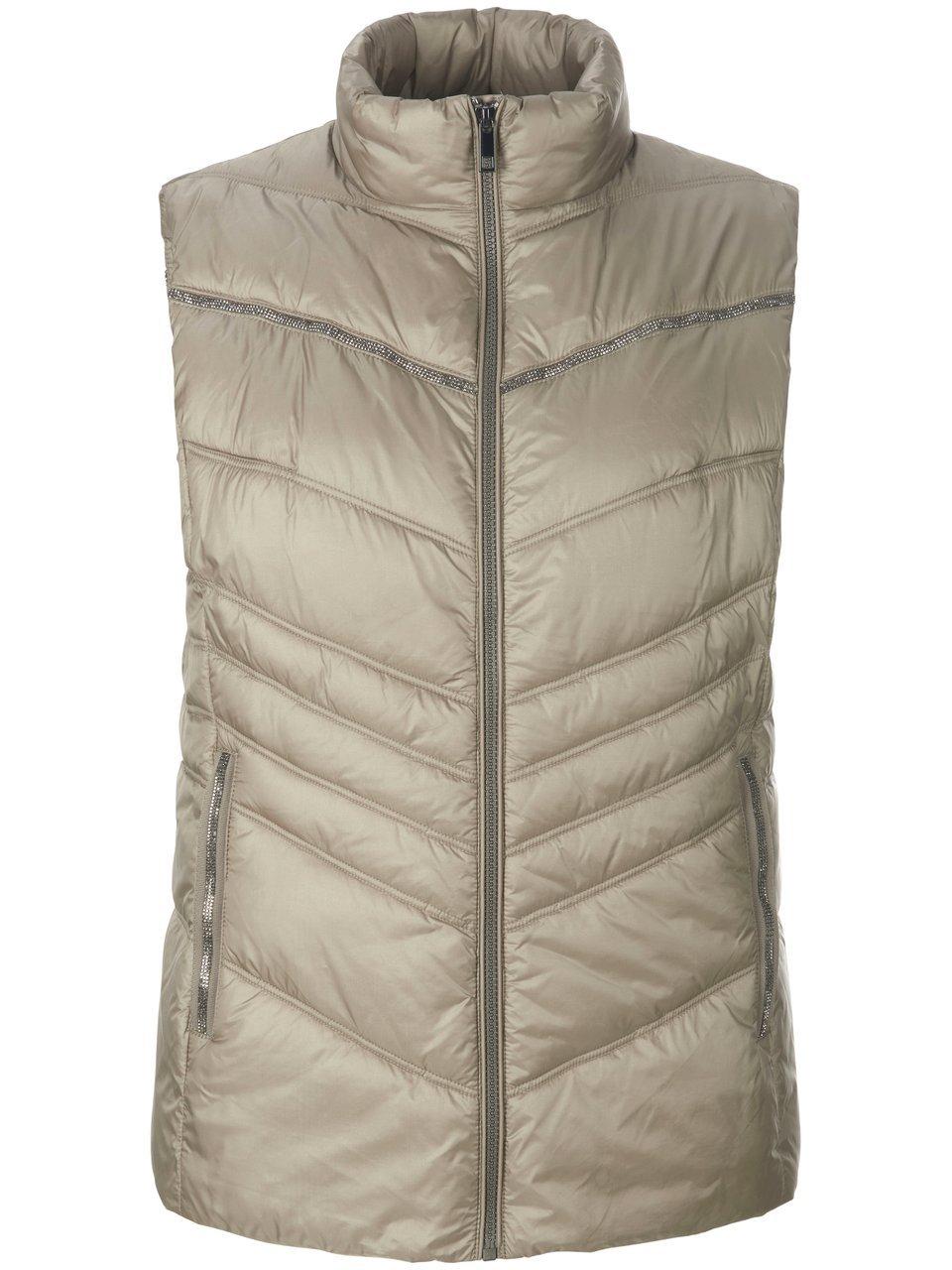 Bodywarmer opstaande kraag Van Anna Aura groen