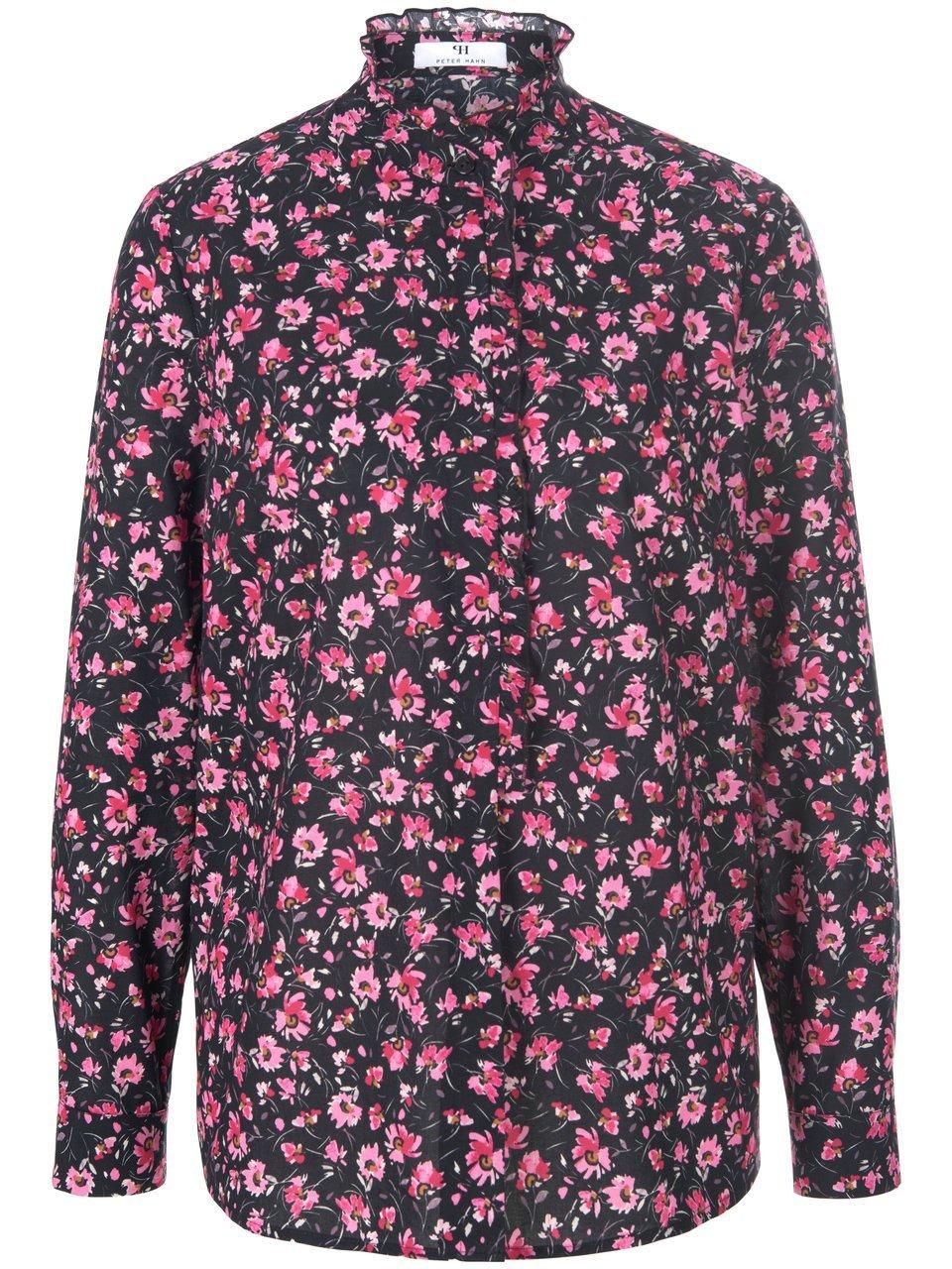 Blouse 100% katoen Van Peter Hahn zwart