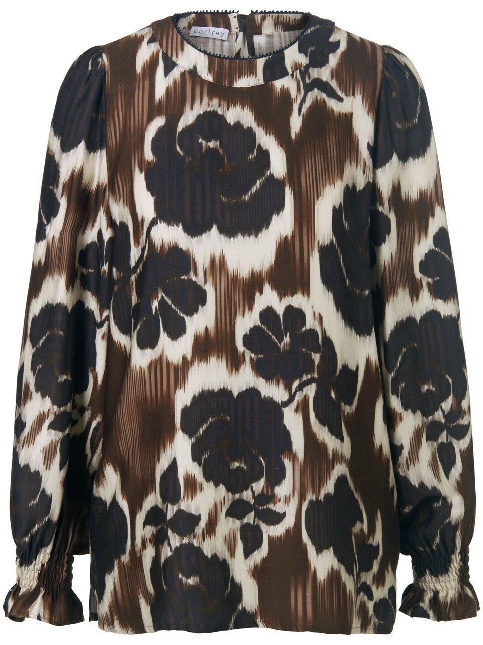 Blouse bloemenprint Van portray berlin bruin