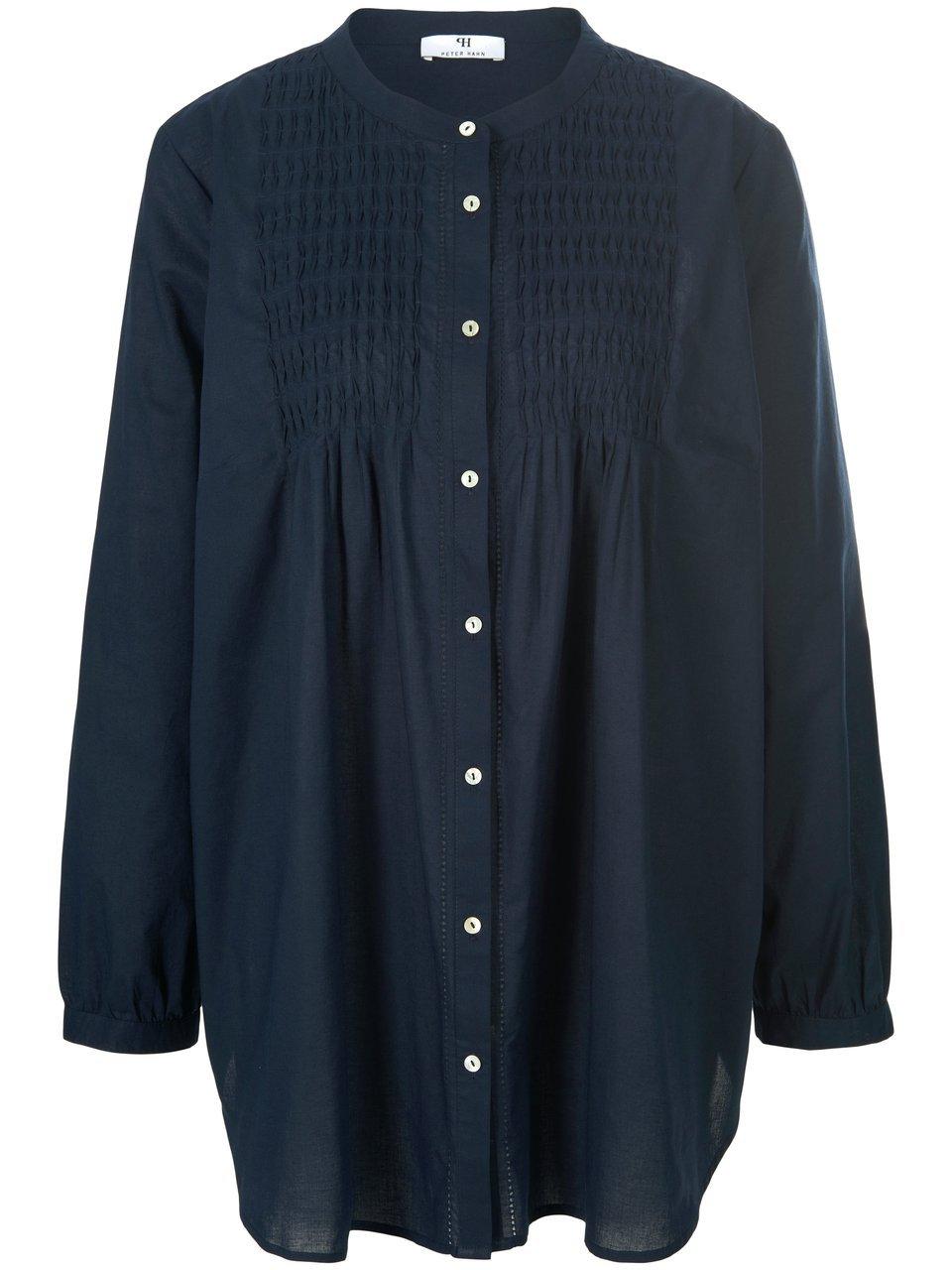 Blouse 100% katoen Van Peter Hahn blauw