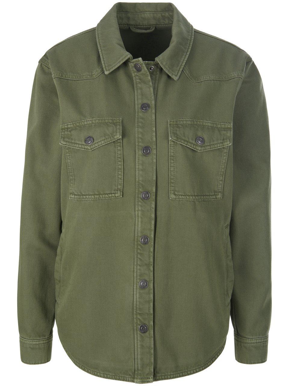 Jeans-overshirt lange mouwen Van DAY.LIKE groen