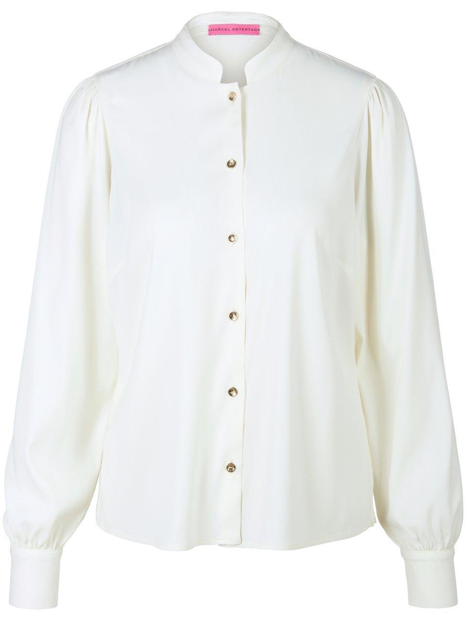 Blouse lange mouwen Van Marcel Ostertag beige