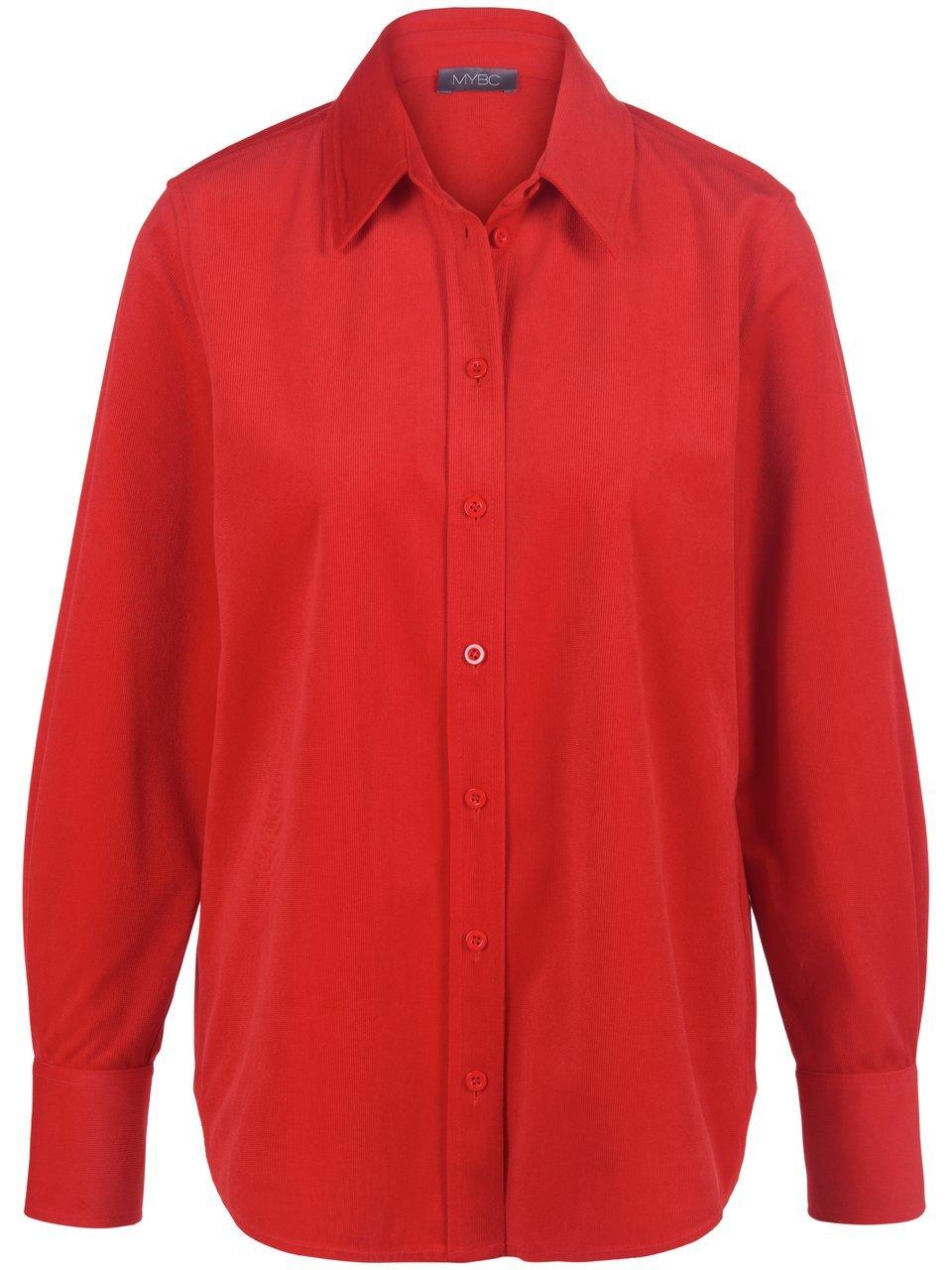 Corduroy-blouse lange mouwen Van MYBC rood