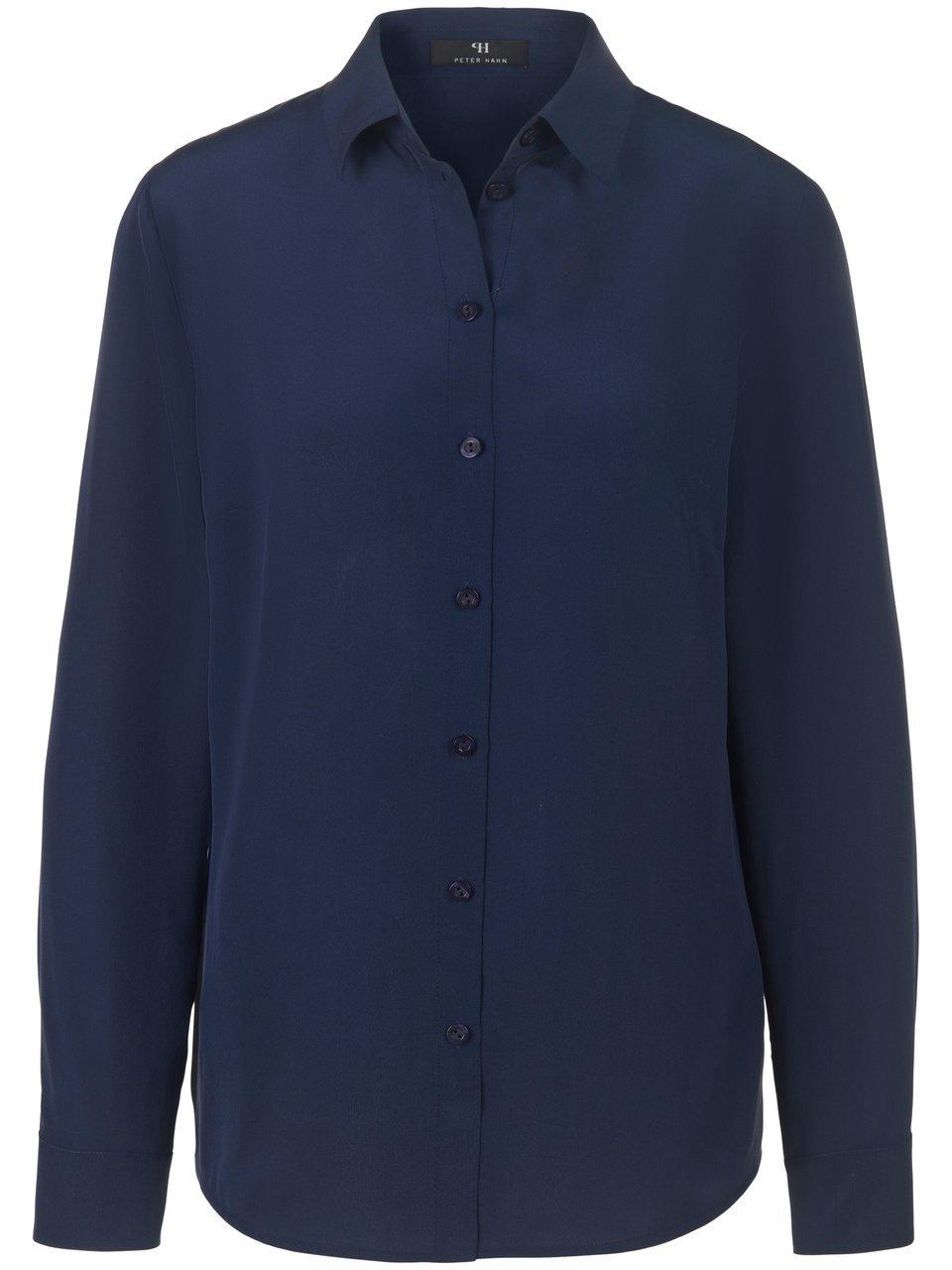 Bluse aus 100% Seide Peter Hahn Seidenreich blau günstig online kaufen