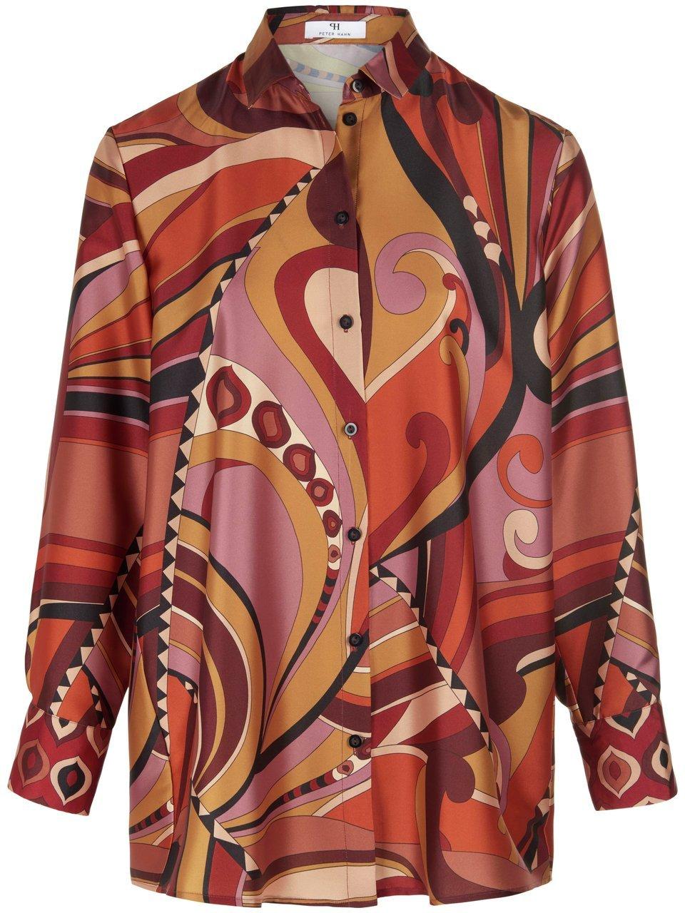 Lange blouse lange mouwen Van Peter Hahn multicolour