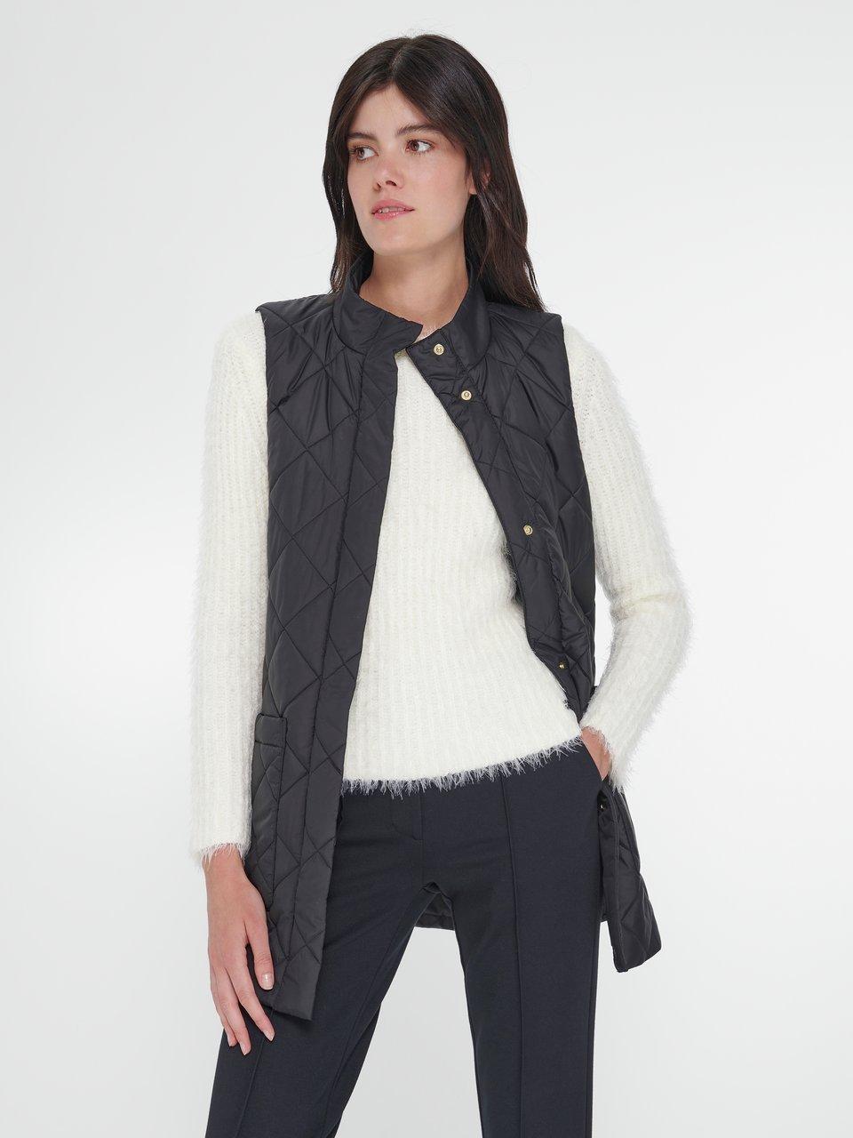 Barbour - Le gilet long matelassé col officier