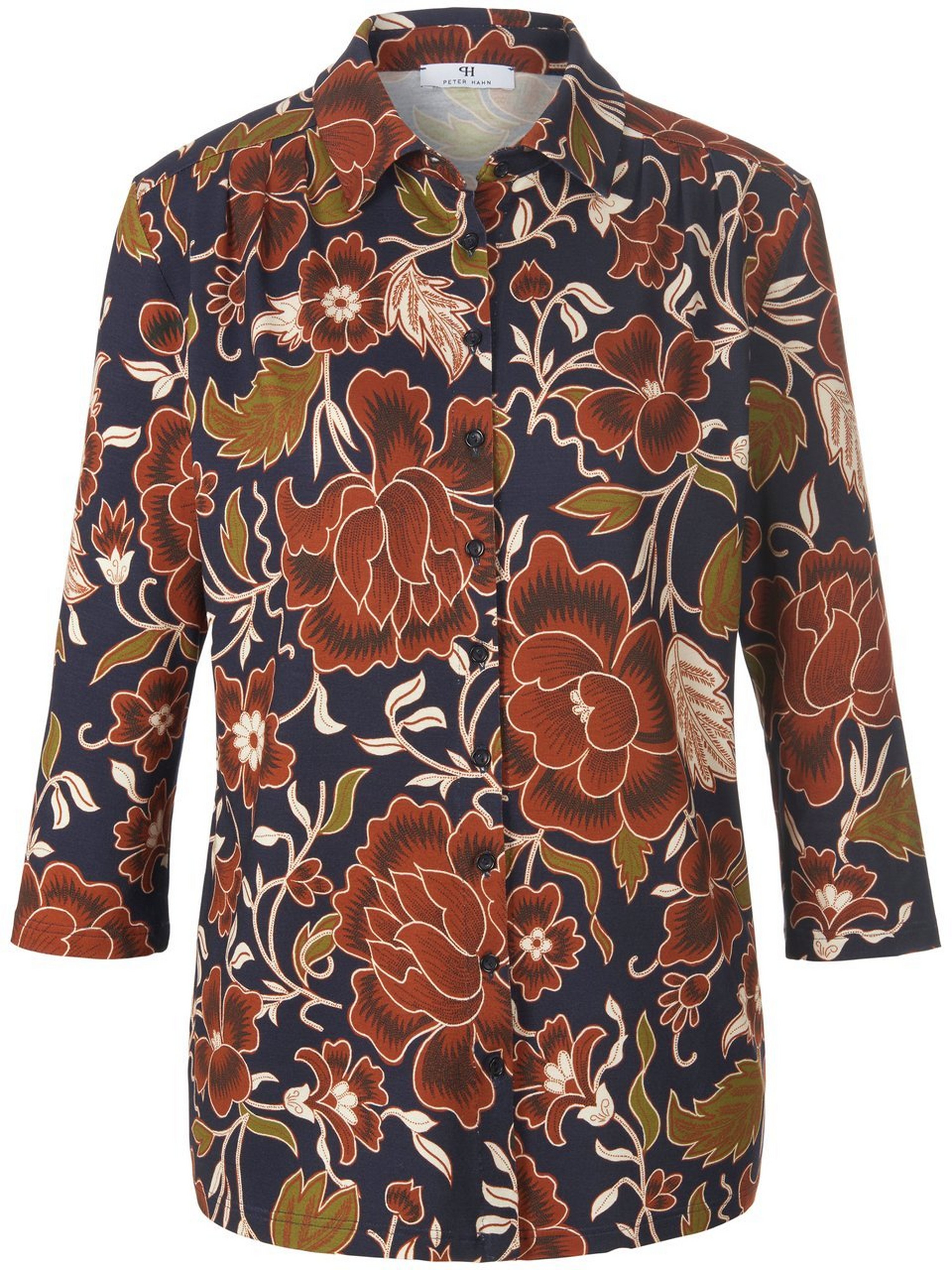 Jersey blouse 3/4-mouwen Van Peter Hahn multicolour