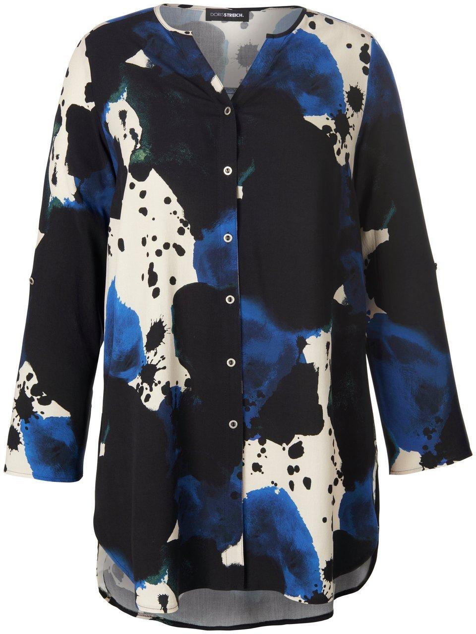 Lange blouse lange mouwen Van Doris Streich zwart