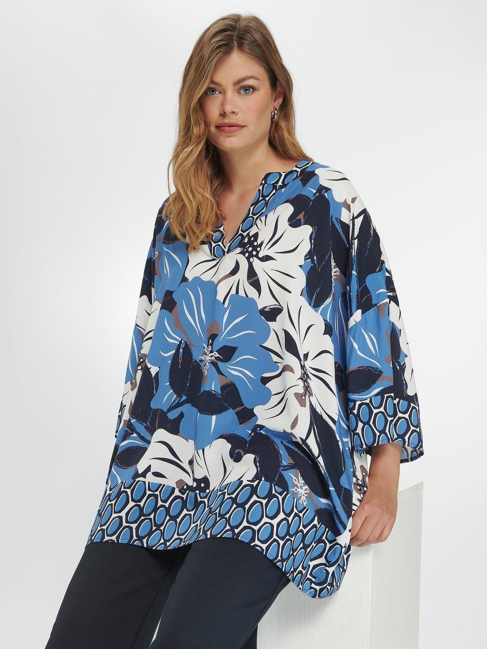 Via Appia Due - Long-Bluse mit 3/4-Arm
