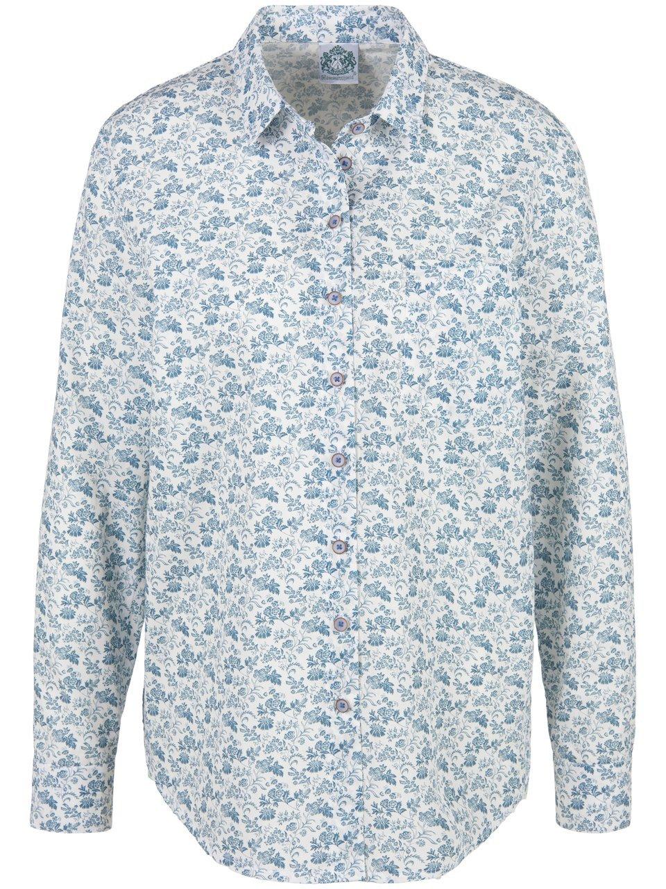 Blouse 100% katoen Van Hammerschmid blauw