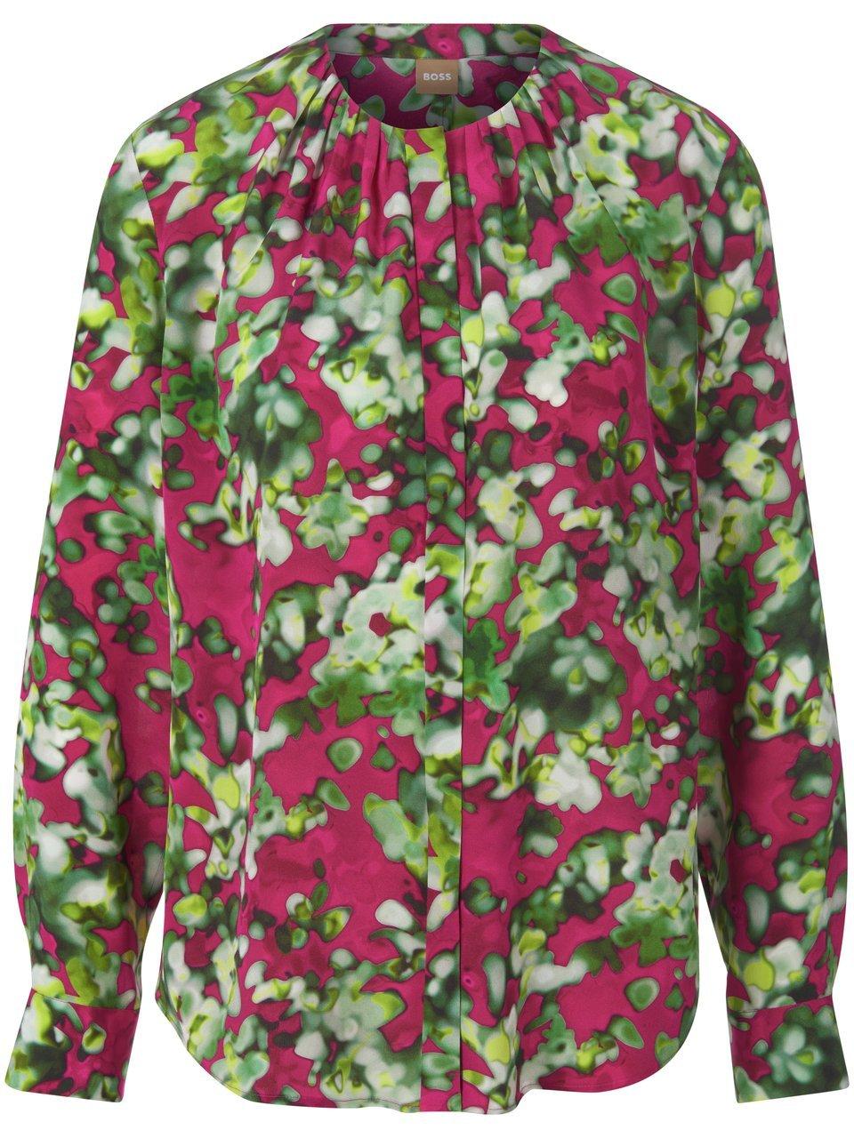 Zijden blouse 'Banorah' Van BOSS pink