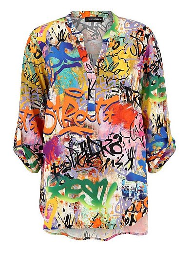 Doris Streich - Bluse mit Graffiti-Print
