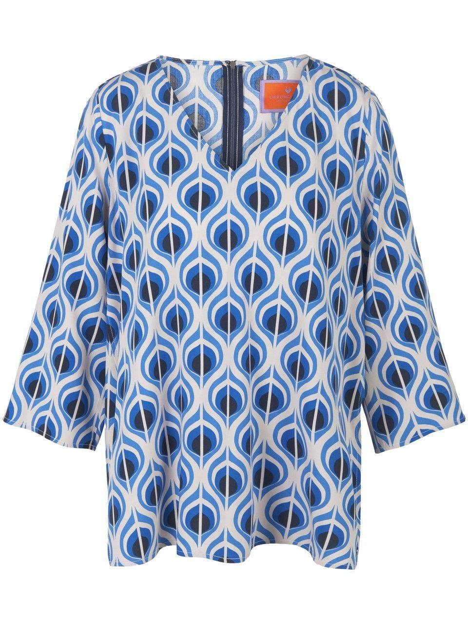 Blouse V-hals Van LIEBLINGSSTÜCK blauw