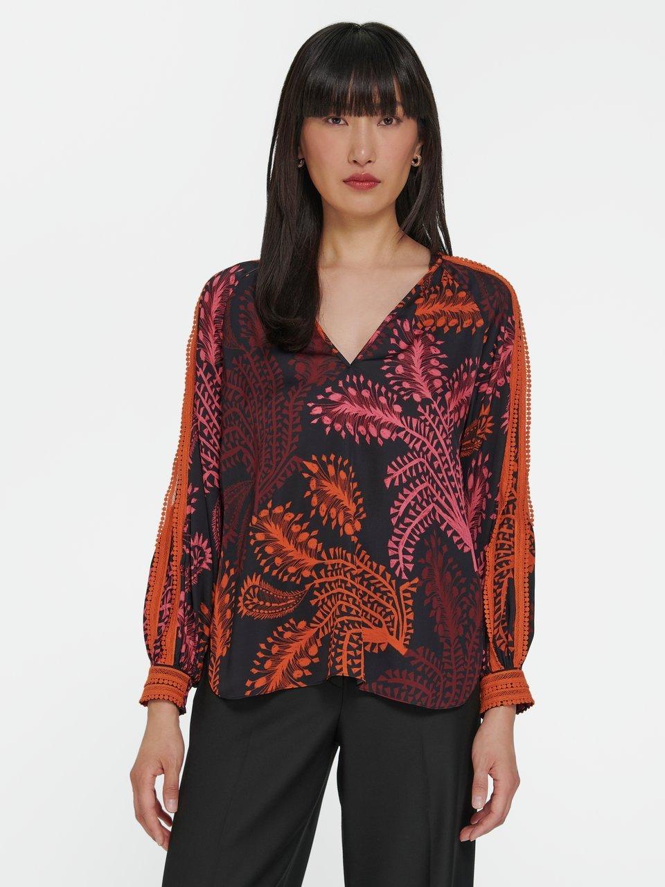IVI Collection - Bluse mit V-Ausschnitt