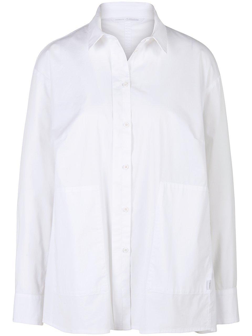 Lange blouse lange mouwen Van elemente clemente wit