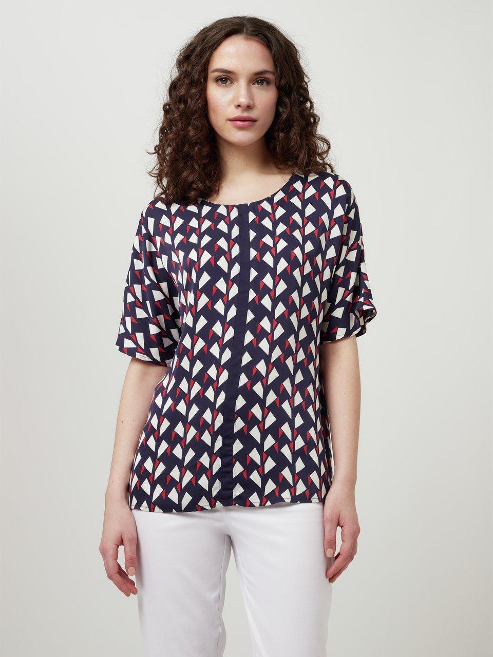 Peter Hahn - Bluse mit Rundhals-Ausschnitt