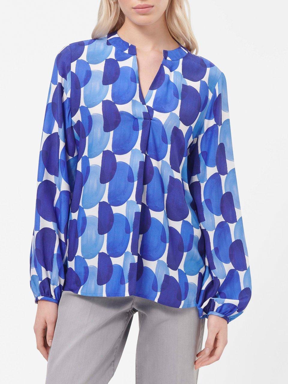 Peter Hahn - Blouse met V-opening bij de halslijn
