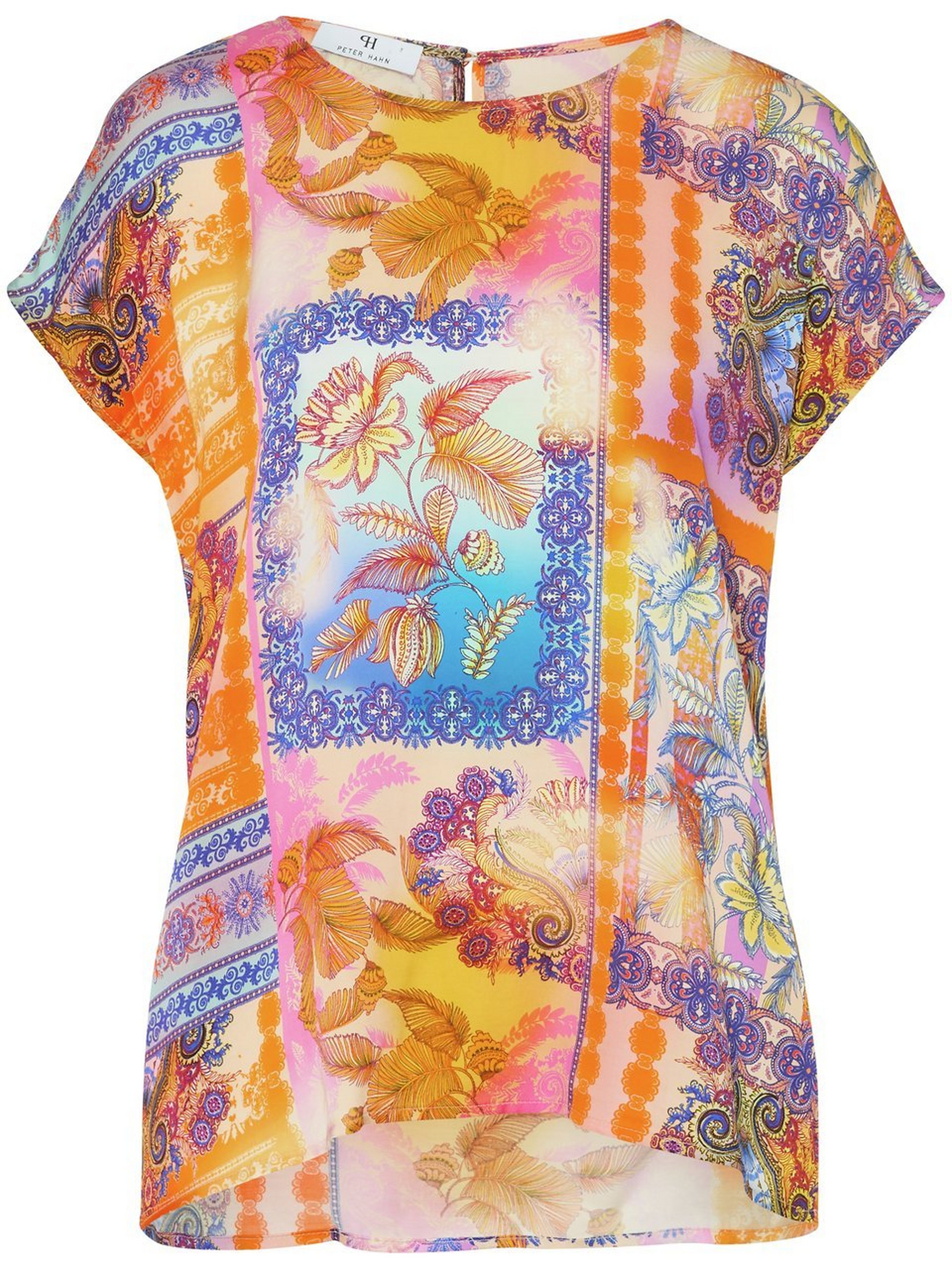 Mouwloze blouse Van Peter Hahn multicolour