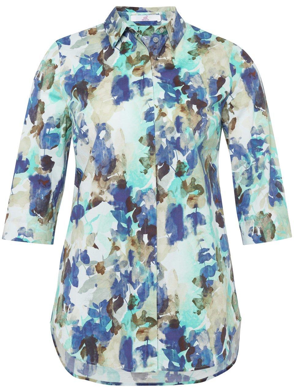 Blouse 3/4-mouwen Van Emilia Lay blauw
