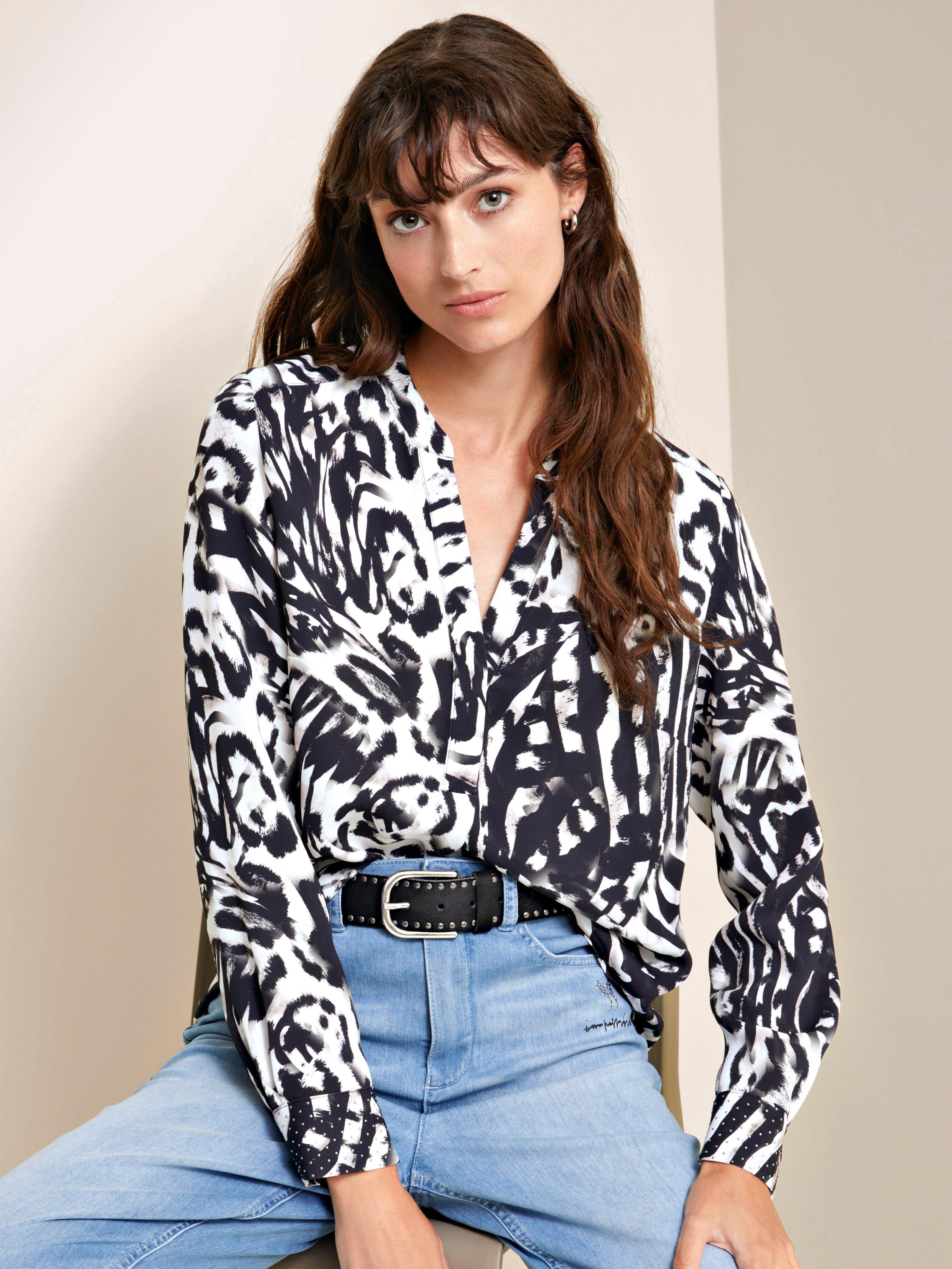 Andjel - Bluse mit Rundhals-Ausschnitt