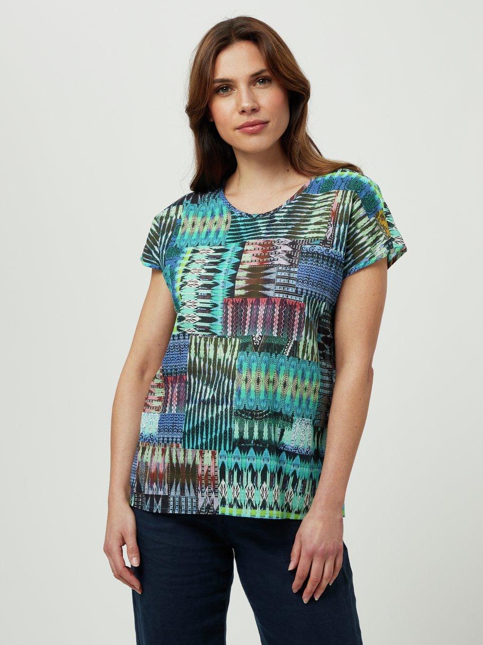 Peter Hahn - Shirtblouse van 100% katoen met dessin